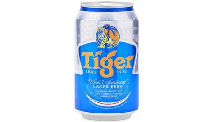 Bia Tiger xanh ( lon ) 