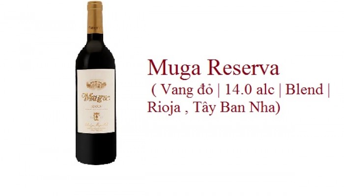 Muga Reserva ( Vang đỏ | 14.0 alc | Blend | Rioja , Tây Ban Nha)